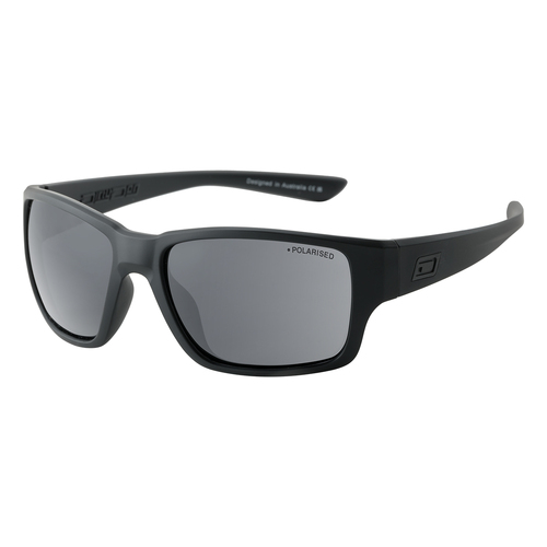 Dirty Dog Sizzle 53720 Satin Black / Grey Polarised Lenses