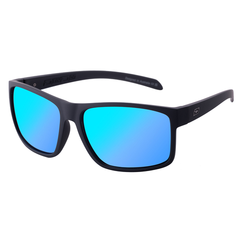 Dirty Dog Blast XL 53746 Satin Black / Ice Blue Mirror Polarised Lenses