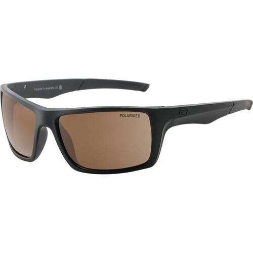 Dirty Dog Primp 53749 Satin Black / Brown Polarised Lenses