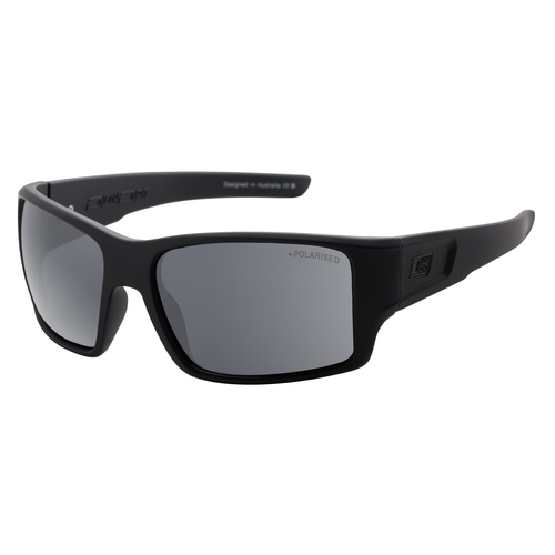 Dirty Dog Chill 53760 Satin Black / Grey Polarised Lenses