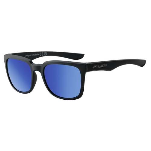 Dirty Dog Blade 53771 Satin Black / Blue Mirror Polarised Lenses