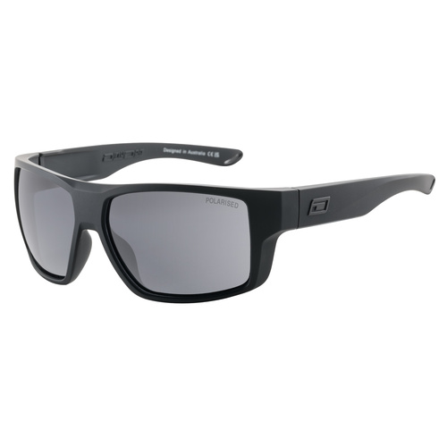Dirty Dog Munter 53815 Satin Black / Grey Polarised Lenses
