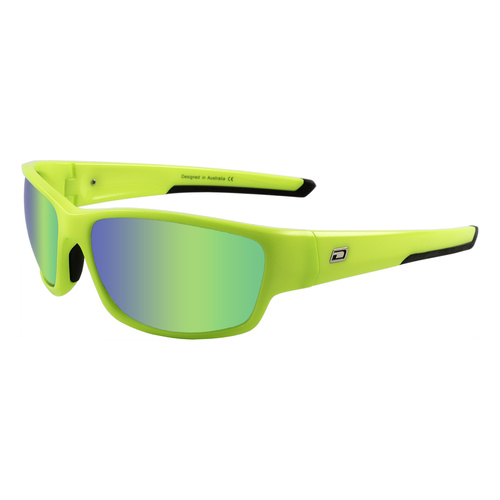 Dirty Dog Chain Sport 58071 Fluro Green / Green Fusion Mirror Polarised Lenses