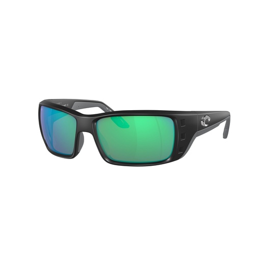 Costa Del Mar Permit 6S9022 902220-62 Matte Black / Green Mirror Polarised Lenses