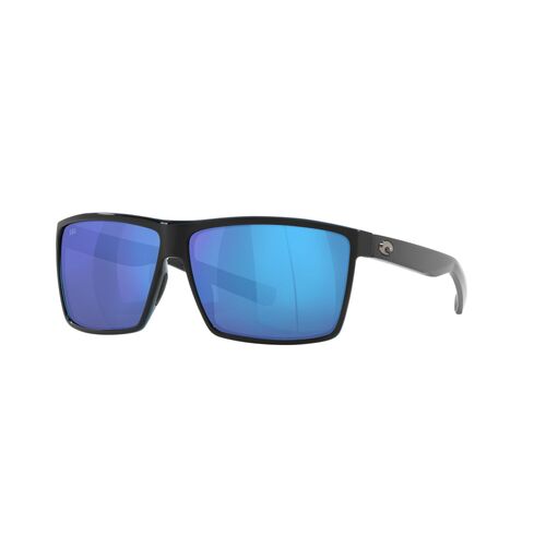 Costa Del Mar Rincon 6S9018 901833-63 Shiny Black / Blue Mirror Polarised Lenses