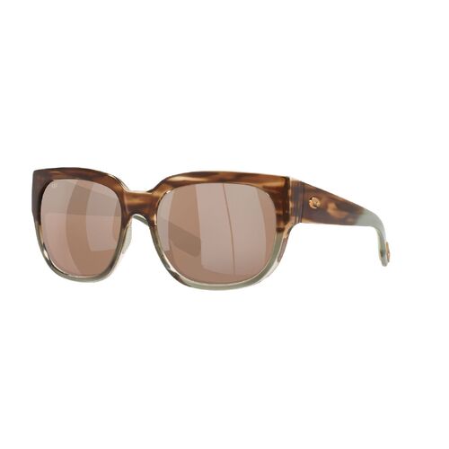 Costa Del Mar Waterwoman 2 6S9004 900408-58 Shiny Ocean Jade / Copper Silver Mirror Polarised Lenses