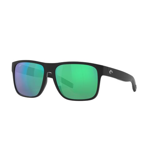 Costa Del Mar Spearo XL 6S9013 901302-59 Matte Black / Green Mirror Polarised Lenses