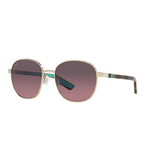 Costa Del Mar Egret 6S4005 400515-55 Shiny Gold / Rose Gradient Polarised Lenses