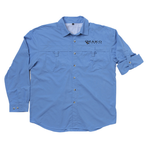 Mako M600 Blue Shirt Available In A Variety Of Sizes