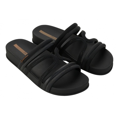 Ipanema Walk Slide 27262 BG087 Black/Black/Brown
