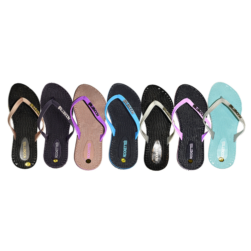 Rockettes Platinum Weave Thongs Available In A Variety Of Colours And Sizes