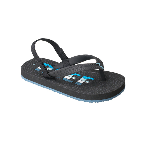Reef 200 Steps Kids Black/Grey Available In A Variety Of Sizes
